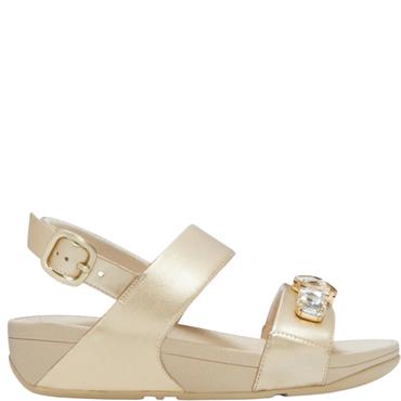 FITFLOP WOMENS WEDGE STRAP SANDAL - PLATINO